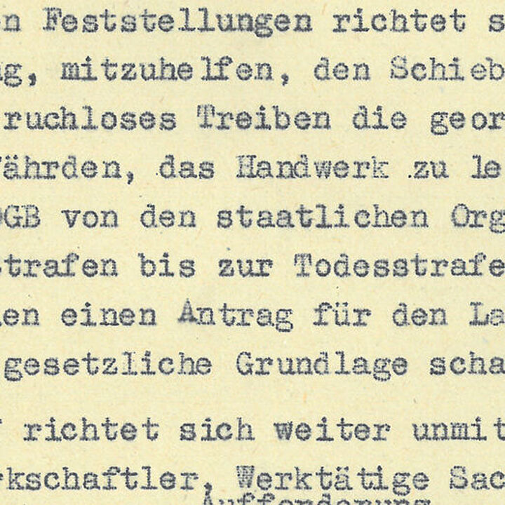 Programmunterlagen Landessender Dresden, Sendebeitrag »Sächsische Zeitungsschau« vom 07.01.1947